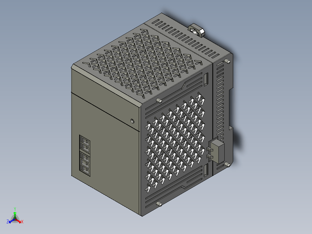雷赛R2系列模块运动控制PLC3D图纸