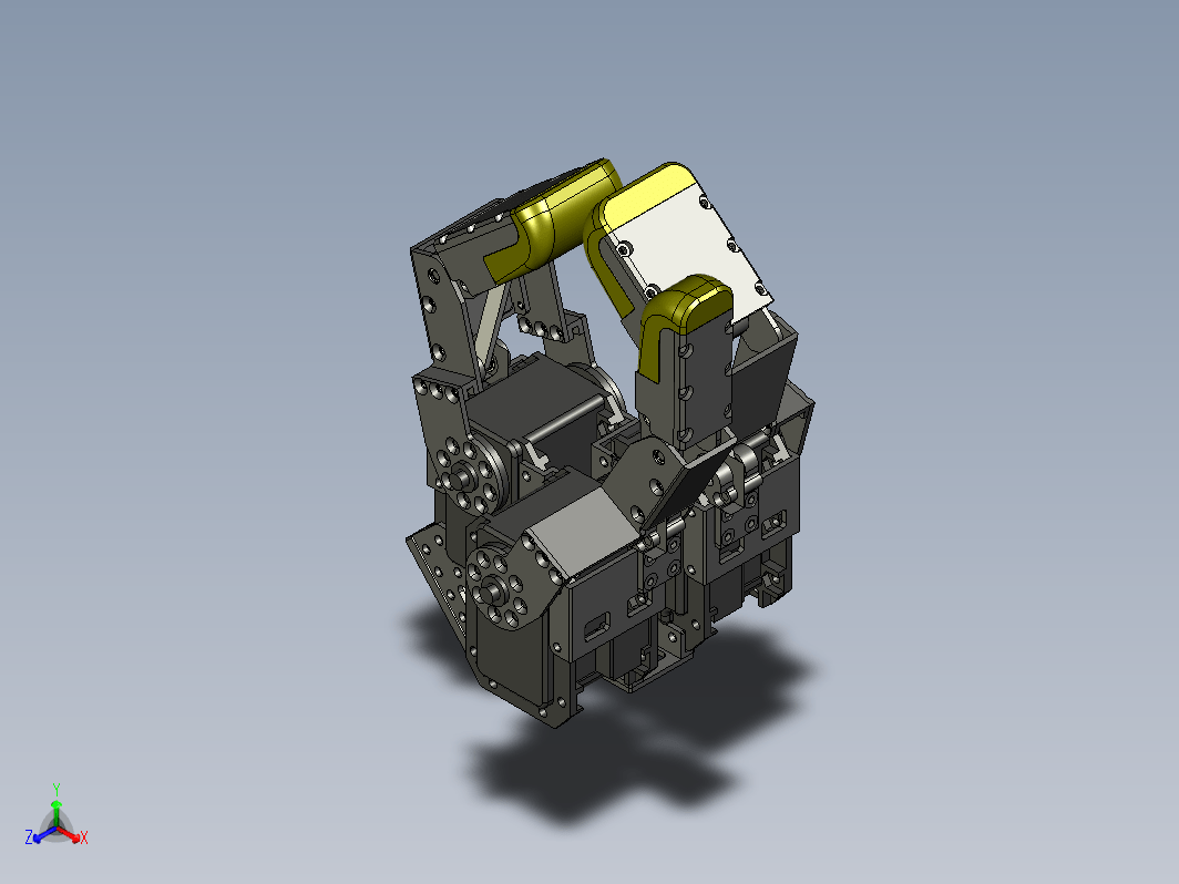 Robotis三指机械手机构