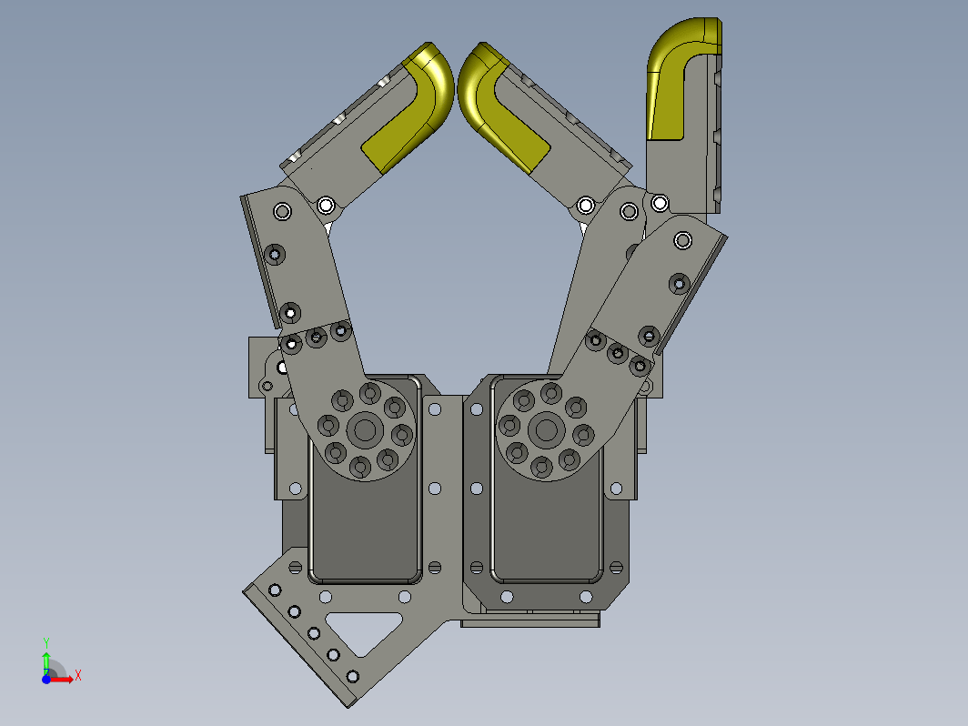 Robotis三指机械手机构