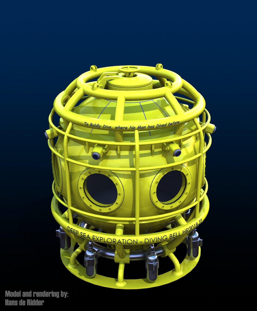 钟形潜水器造型