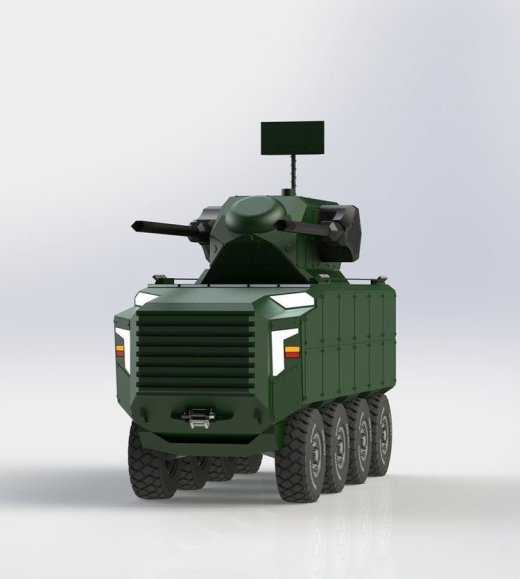 8x8 Beyrek and 250mm MLRS简易装甲车缩略图