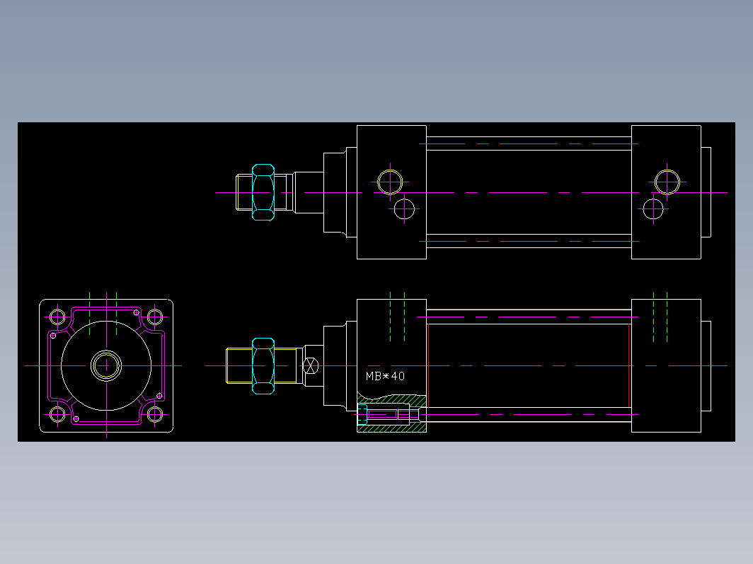 气缸 MB40