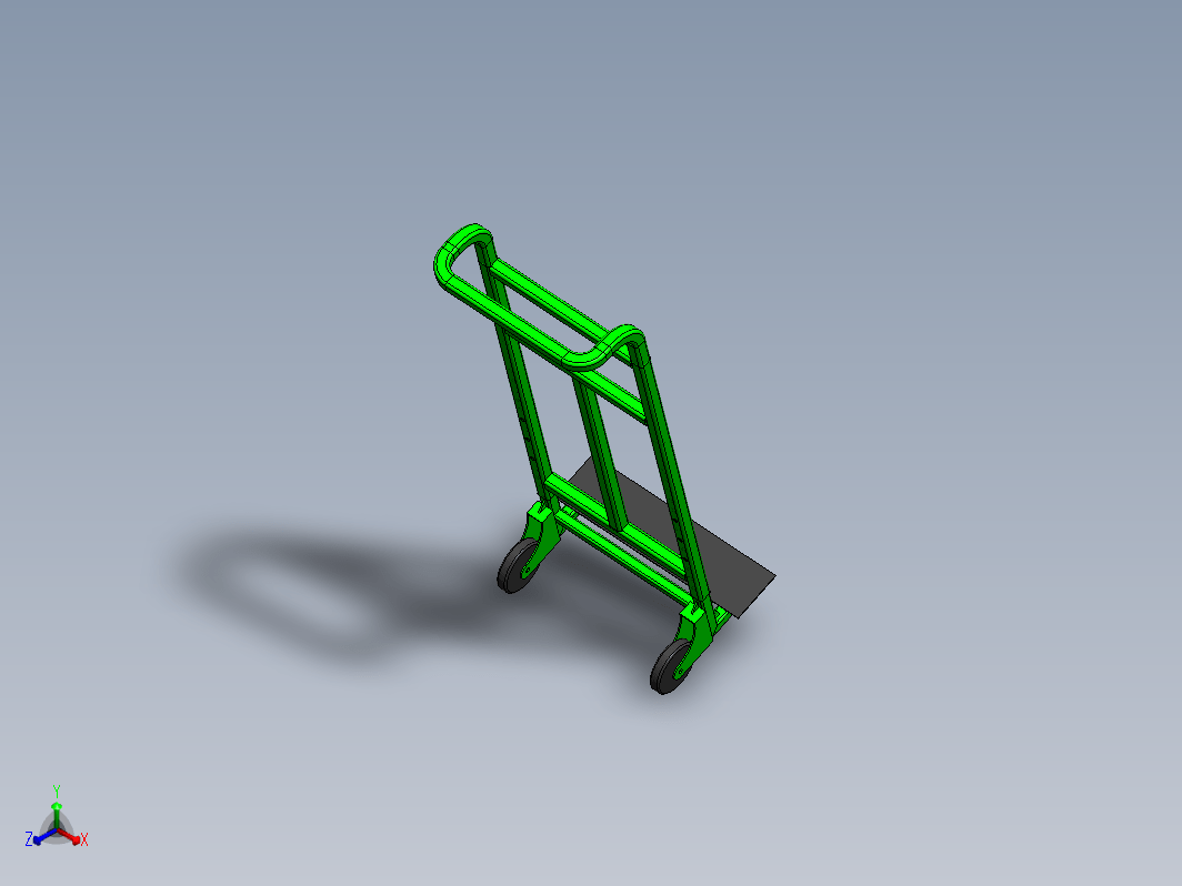 手推车设计模型sw