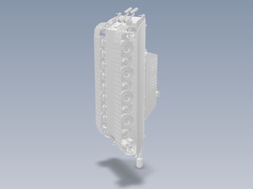 E-100重型坦克歼击车造型3D图纸 RHINO设计缩略图