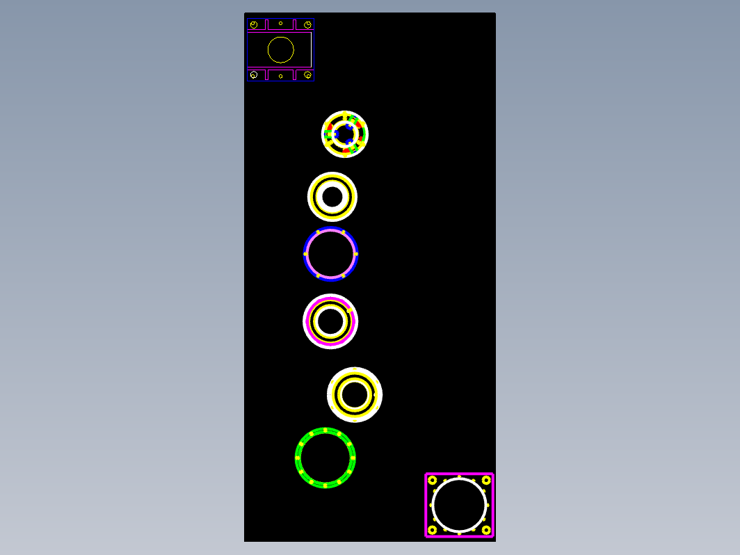 镗孔夹具CAD三维图