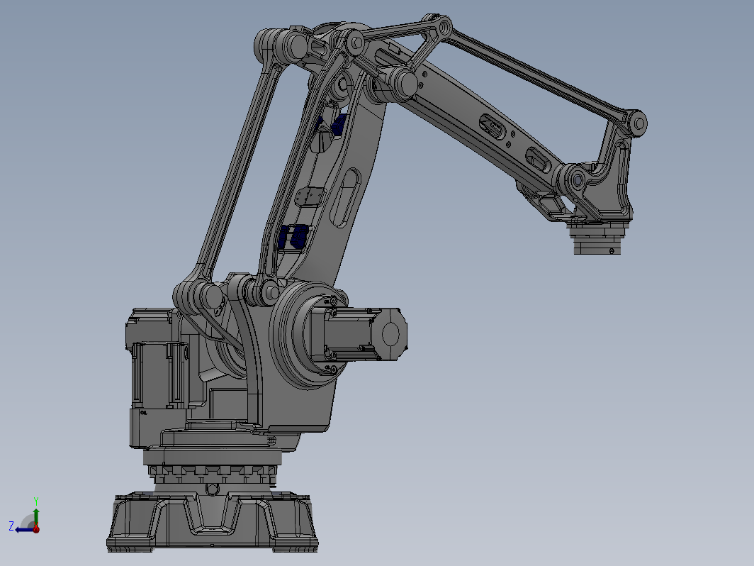 A19  ABB-IRB-460码垛机器人 3D模型