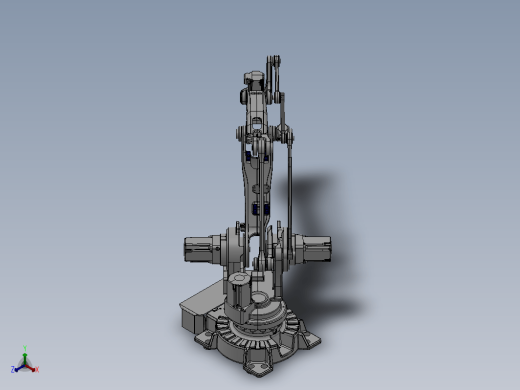 A19  ABB-IRB-460码垛机器人 3D模型缩略图