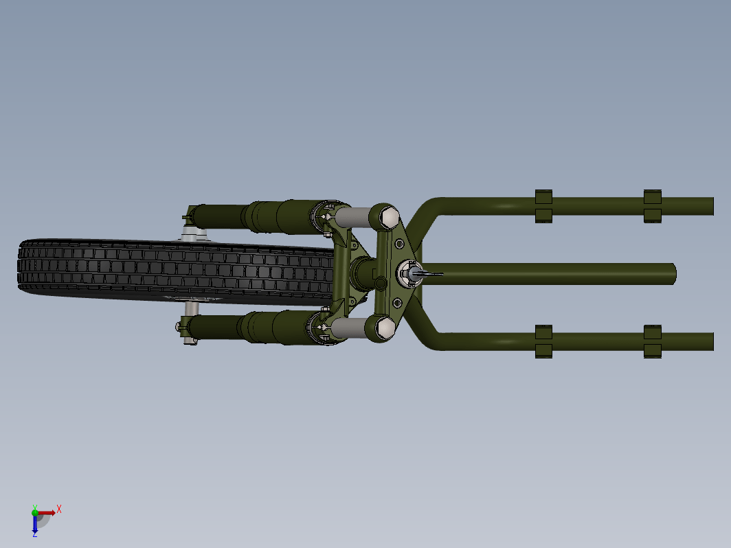 M72摩托车前叉减震器总成