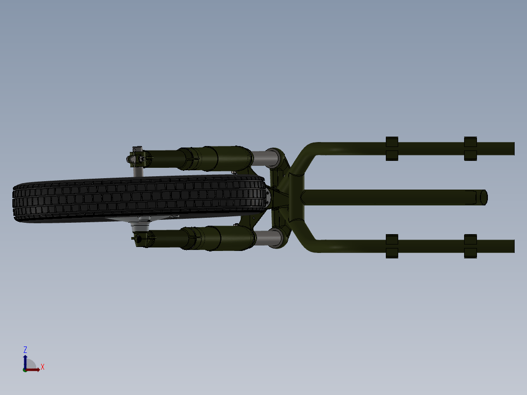 M72摩托车前叉减震器总成