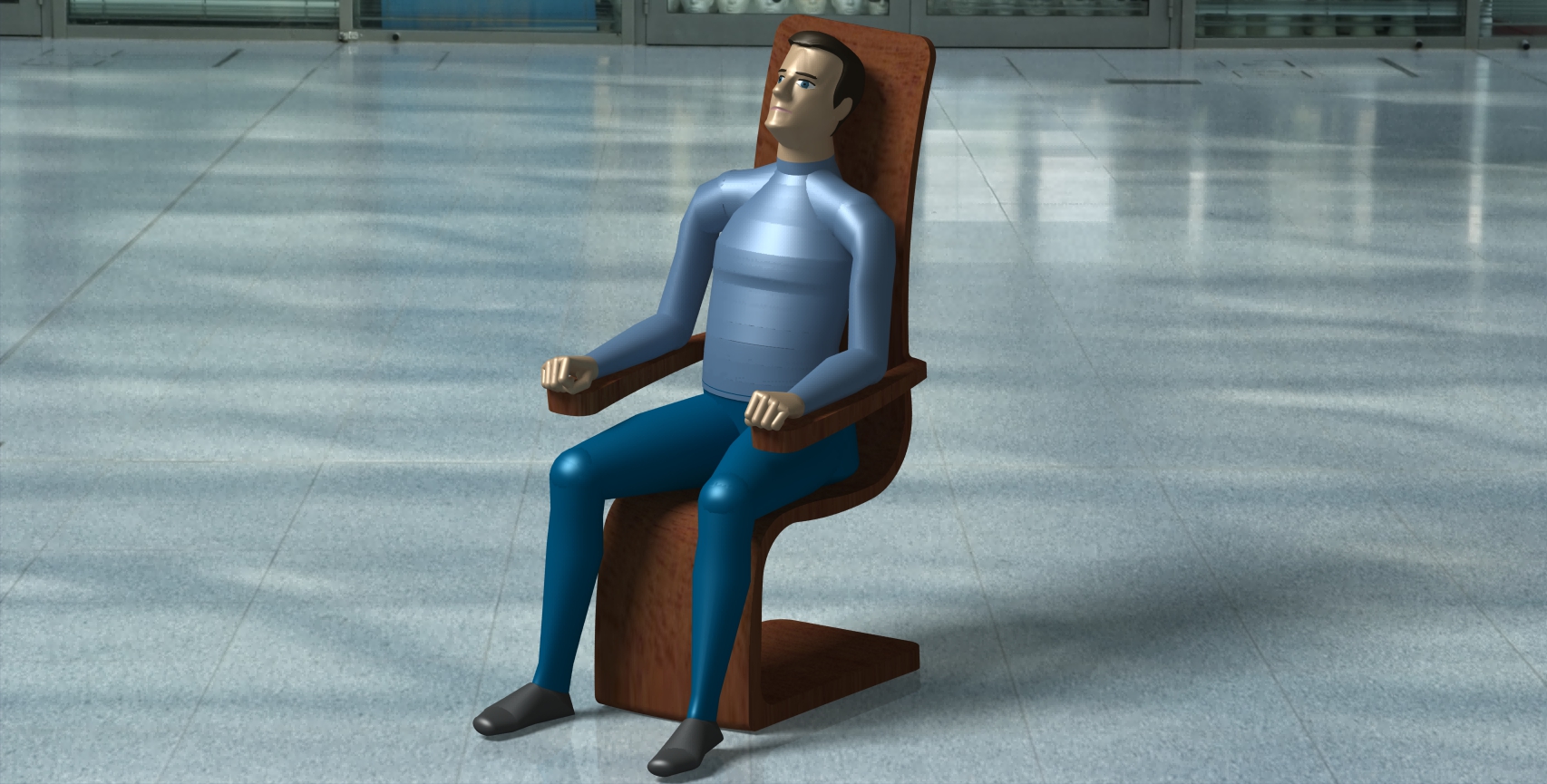 人体工程学木椅