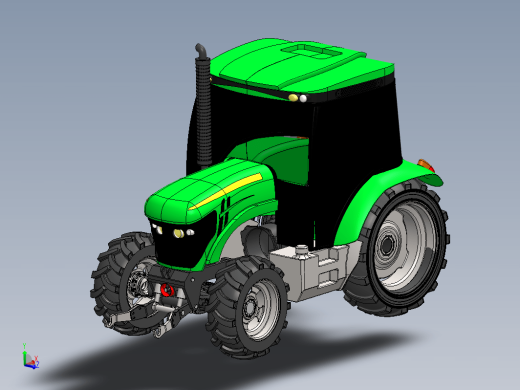 约翰迪尔(John Deere)拖拉机模型缩略图