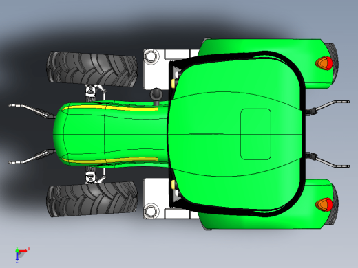 约翰迪尔(John Deere)拖拉机模型缩略图