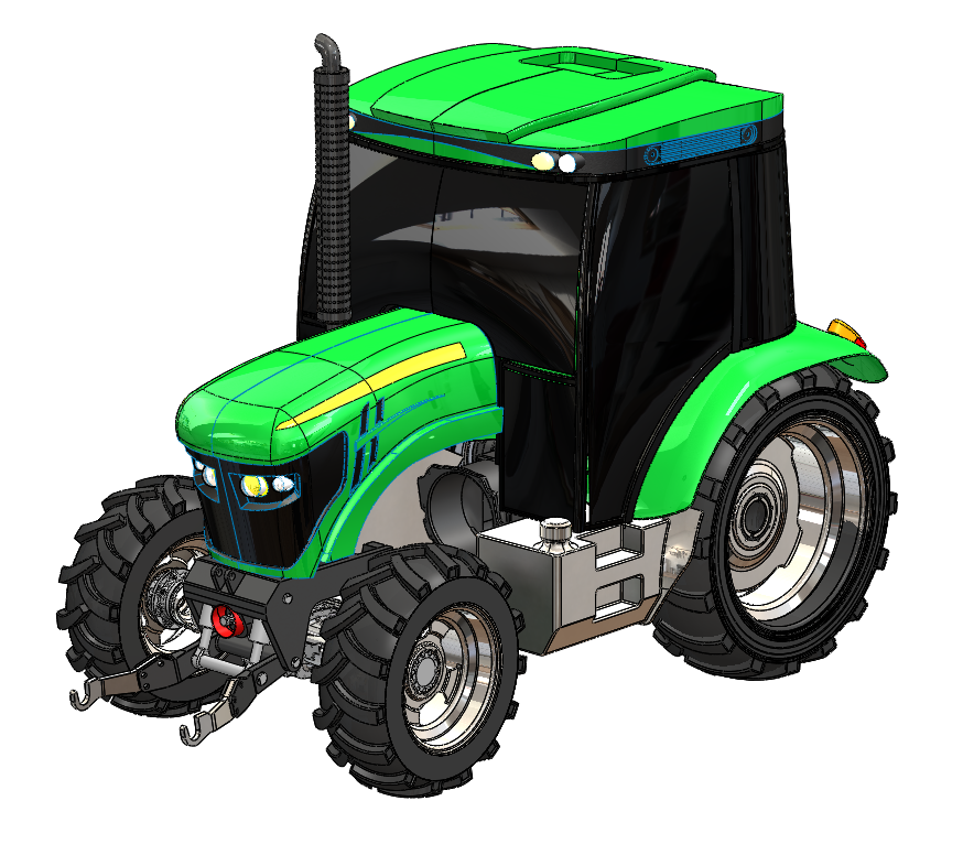 约翰迪尔(John Deere)拖拉机模型