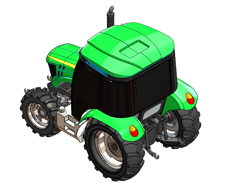 约翰迪尔(John Deere)拖拉机模型