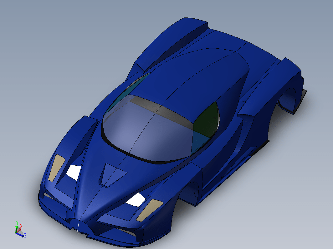 跑车 3D模型 (2)