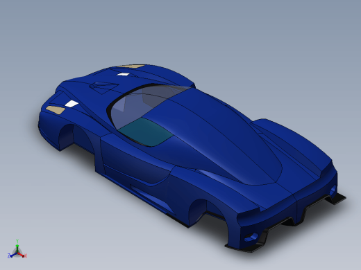 跑车 3D模型 (2)缩略图