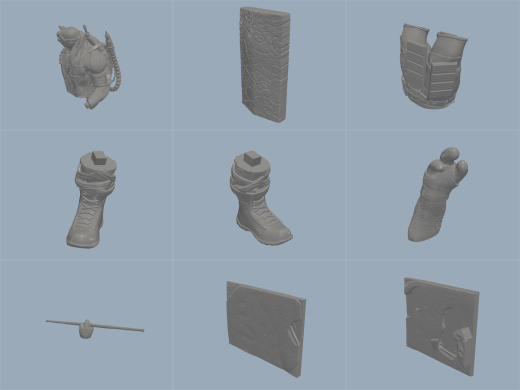 忍者神龟 爱因斯坦 高精度3D打印模型缩略图