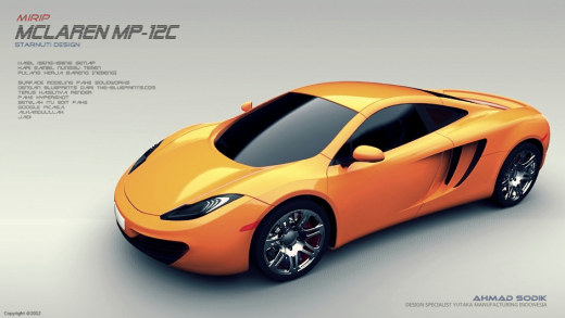 迈凯伦McLaren MP4-12C超级跑车