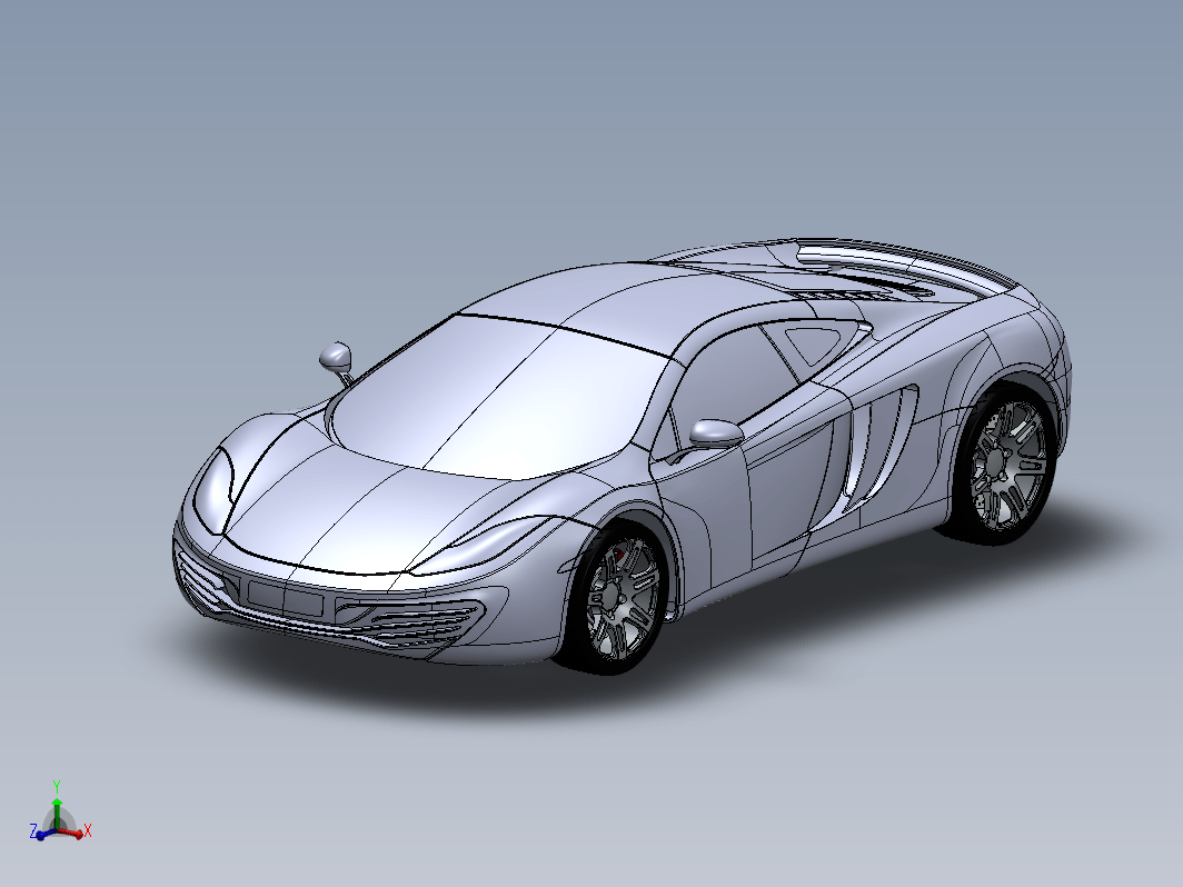 迈凯伦McLaren MP4-12C超级跑车