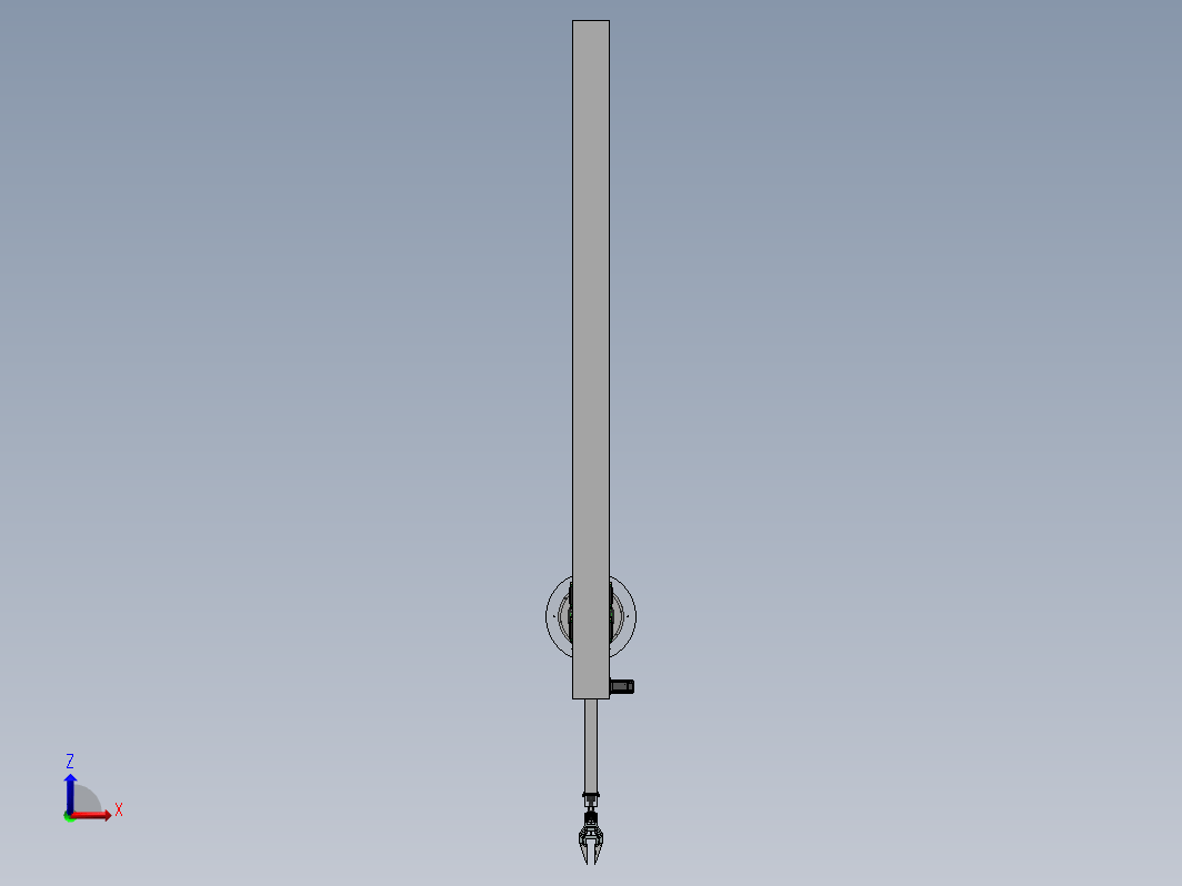 四轴机械臂发药机器人设计三维SW2020带参+CAD+说明书