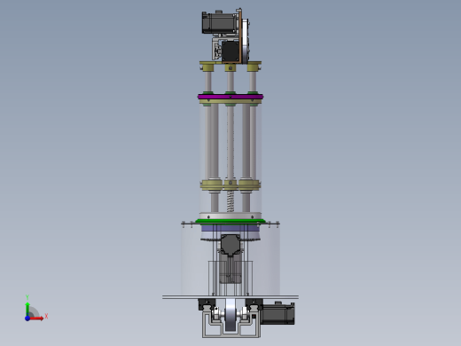 四轴机械臂发药机器人设计三维SW2020带参+CAD+说明书缩略图