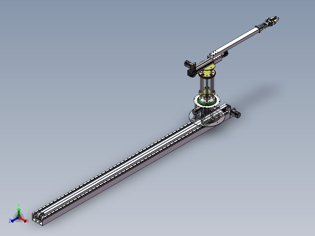 四轴机械臂发药机器人设计三维SW2020带参+CAD+说明书