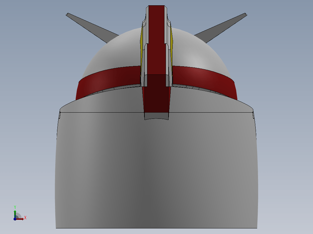 高达头部建模模型