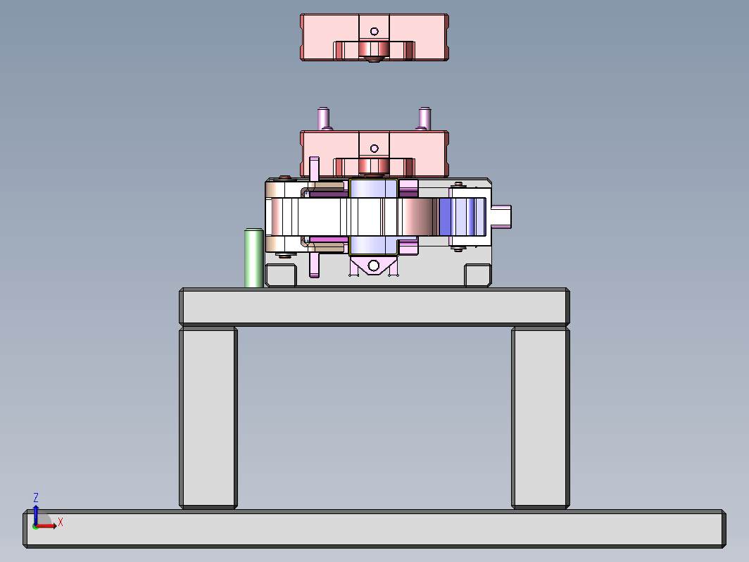 门板AC型扣焊接治具