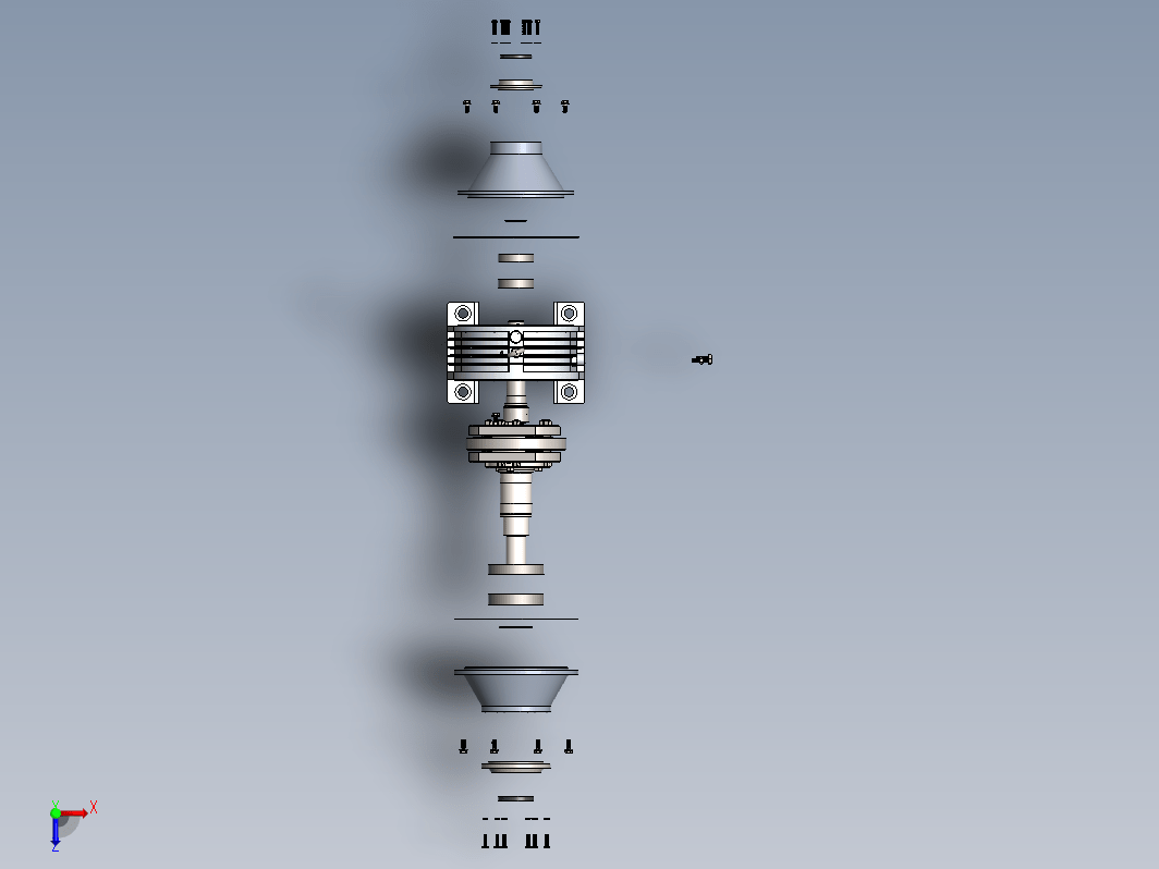 行星传动齿轮箱（含爆炸图）