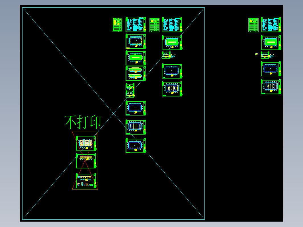 某公司钢结构钢屋盖CAD