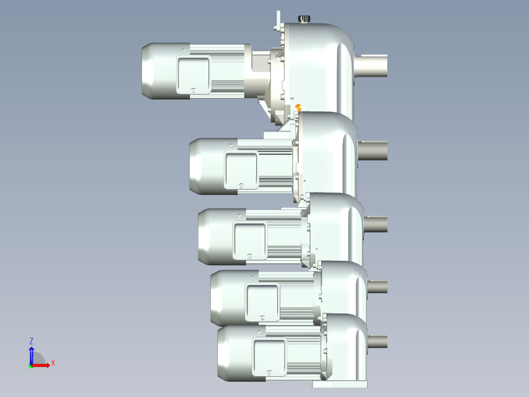 5款三菱电机减速机带刹车系列GM dbb -0,75kW