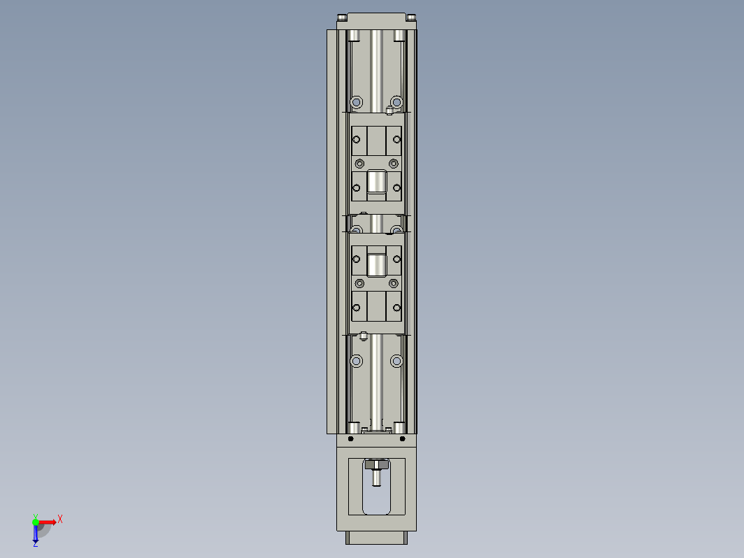 丝杆电缸模组滑台-KY26-802-B-L250-H-0-01-2D