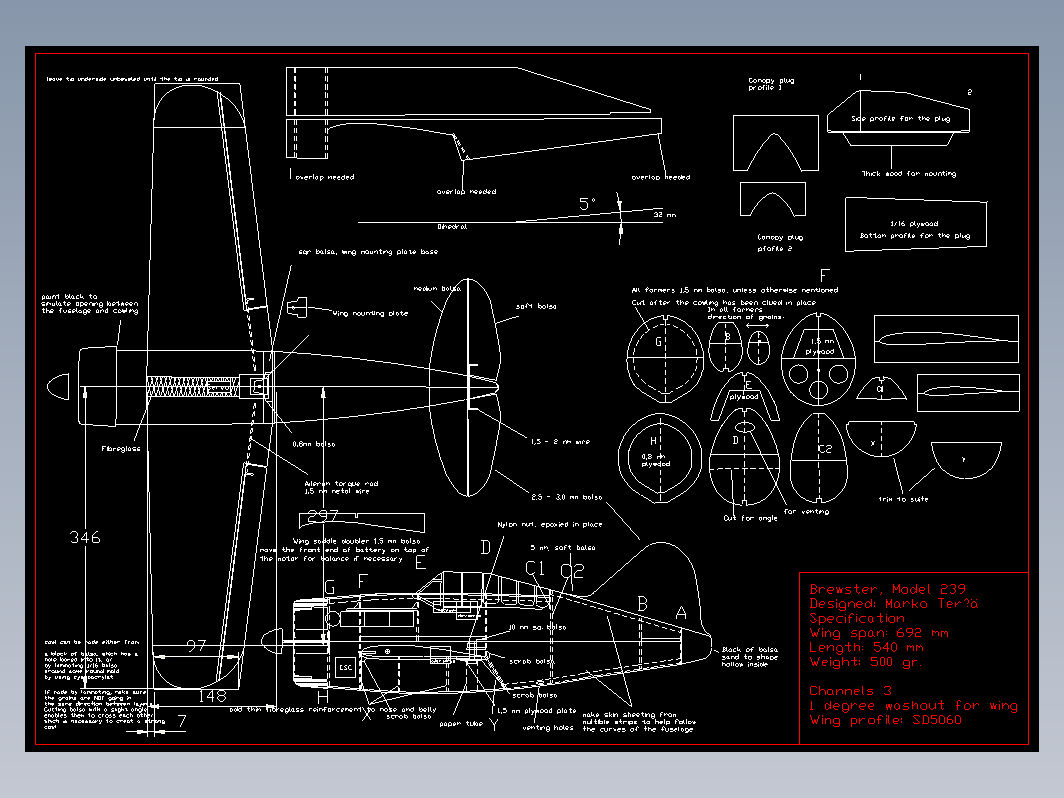 航模-Brewster 239