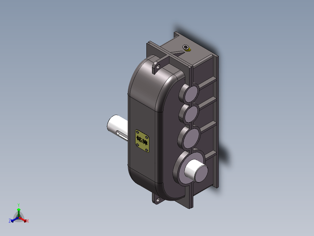 三级圆柱齿轮减速器的设计与分析三维SW2012带参+CAD+说明书