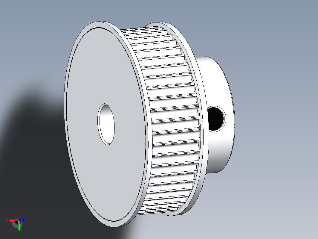 GT2滑轮3D--sw