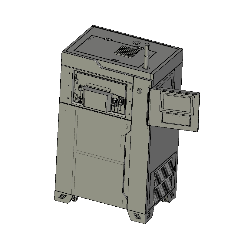 小型金属3D打印机三维Step无参