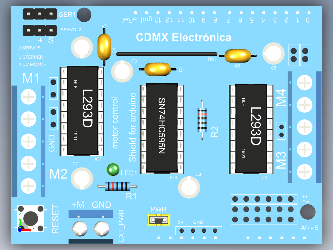 电路板 主板 Arduino L293d Shild STP