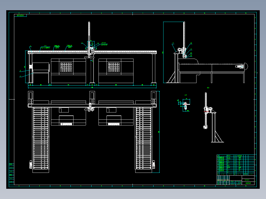 数控车床上下料机械手结构设计+CAD+说明书