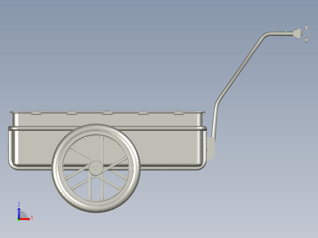 自行车 拖车 bike-trailer-10 STP