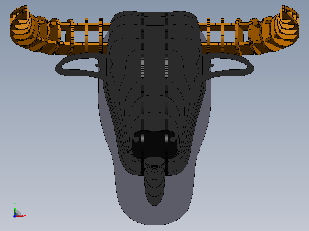 牛头拼装模型 Bull Trophy