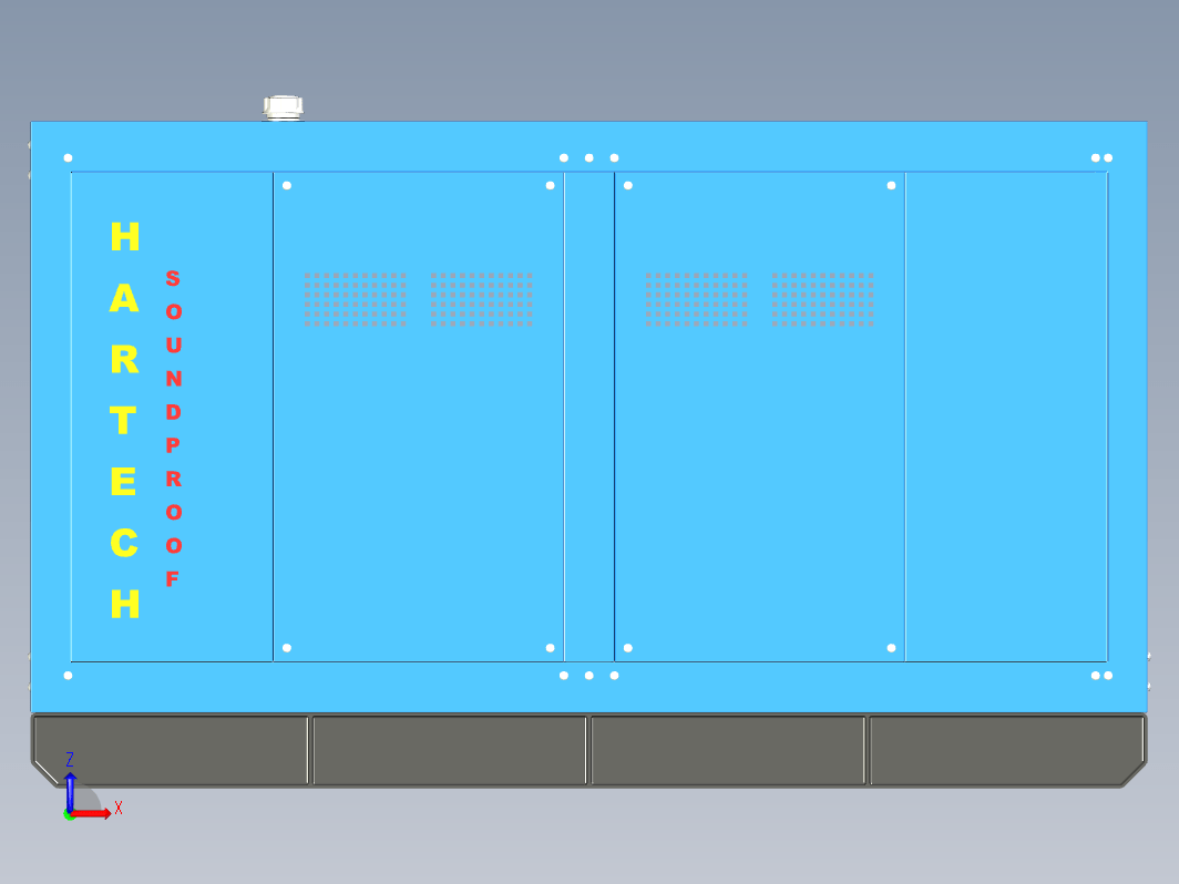 发电机组 35KVA GENERATOR COVER 外壳 STP