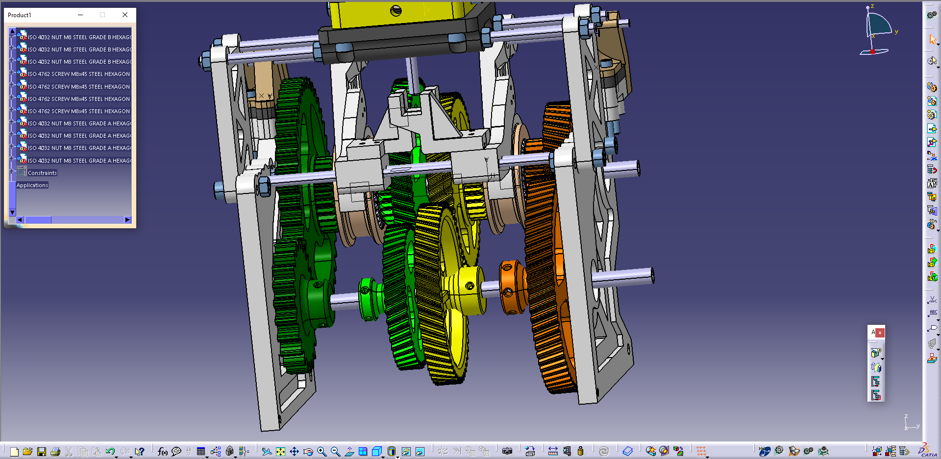 4速变速器结构 4 speed Gearbox