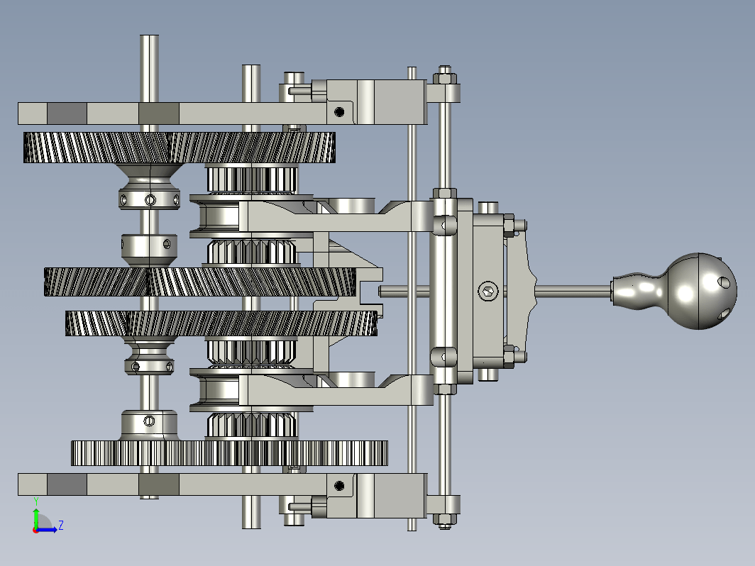 4速变速器结构 4 speed Gearbox