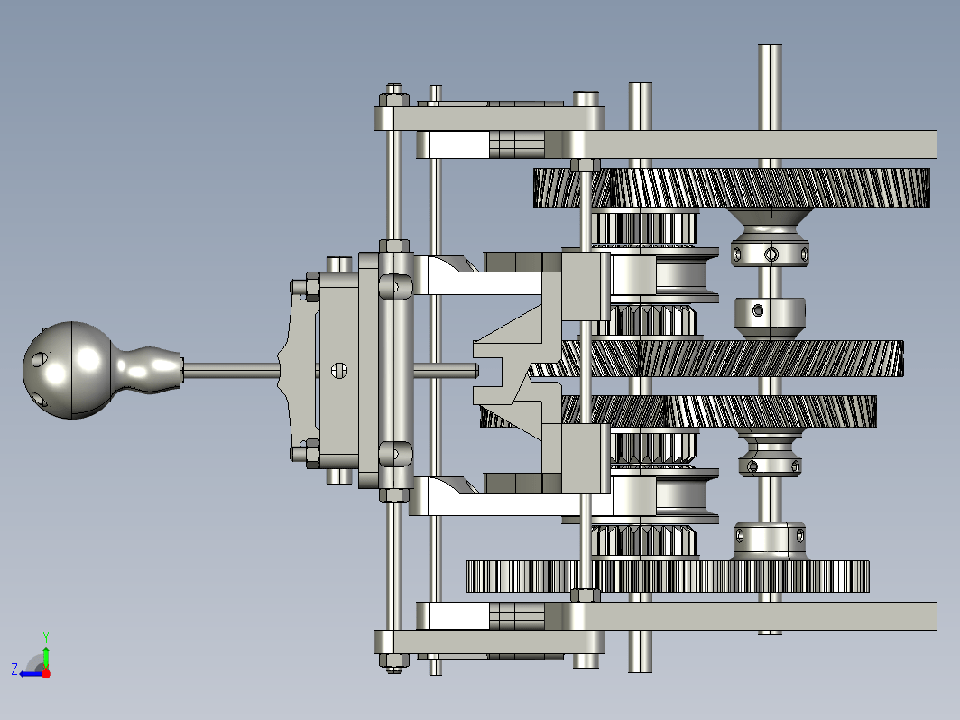 4速变速器结构 4 speed Gearbox