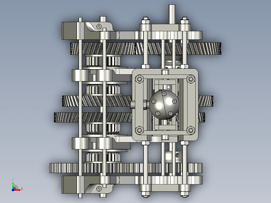 4速变速器结构 4 speed Gearbox