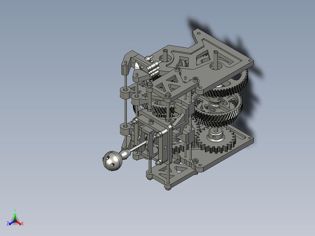 4速变速器结构 4 speed Gearbox