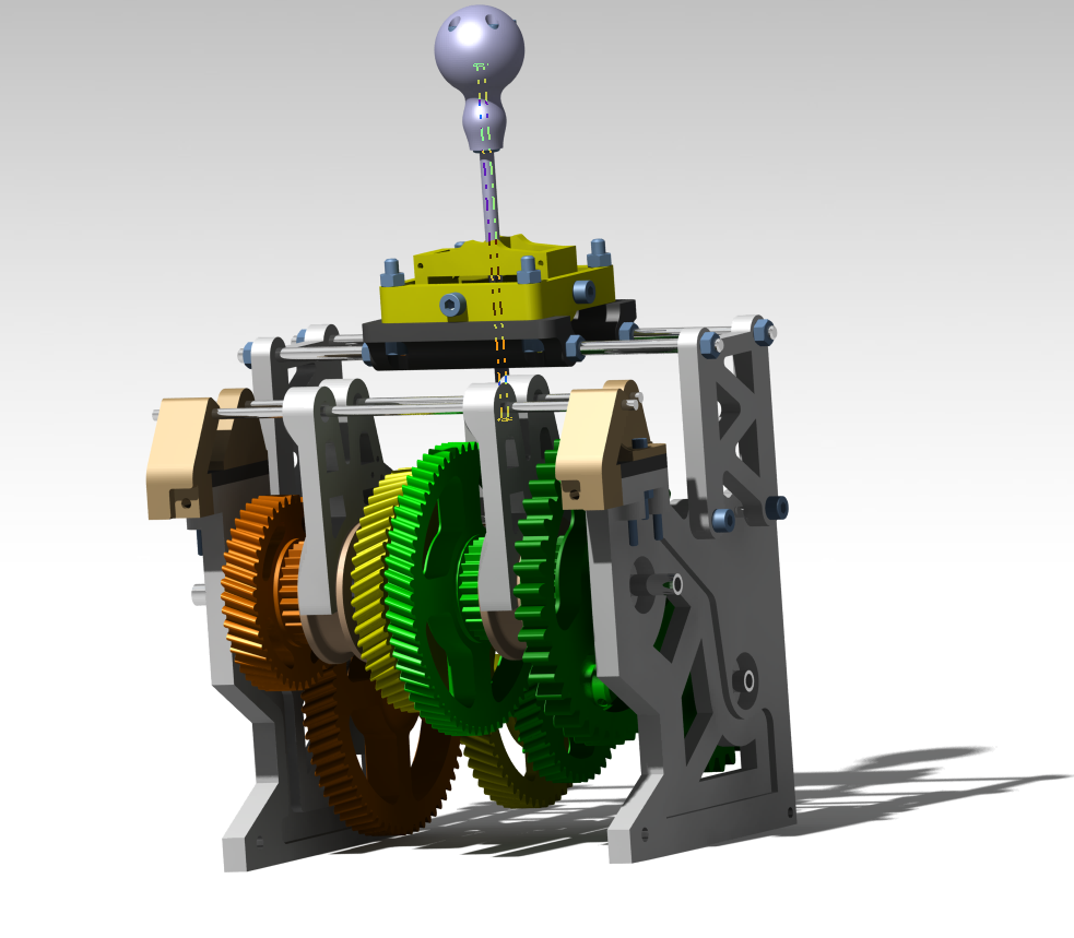 4速变速器结构 4 speed Gearbox