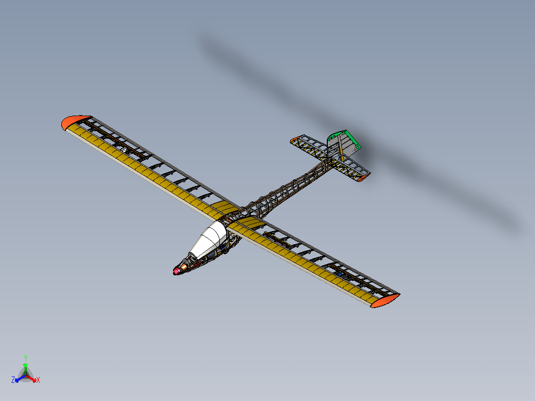 RC Glider航模结构