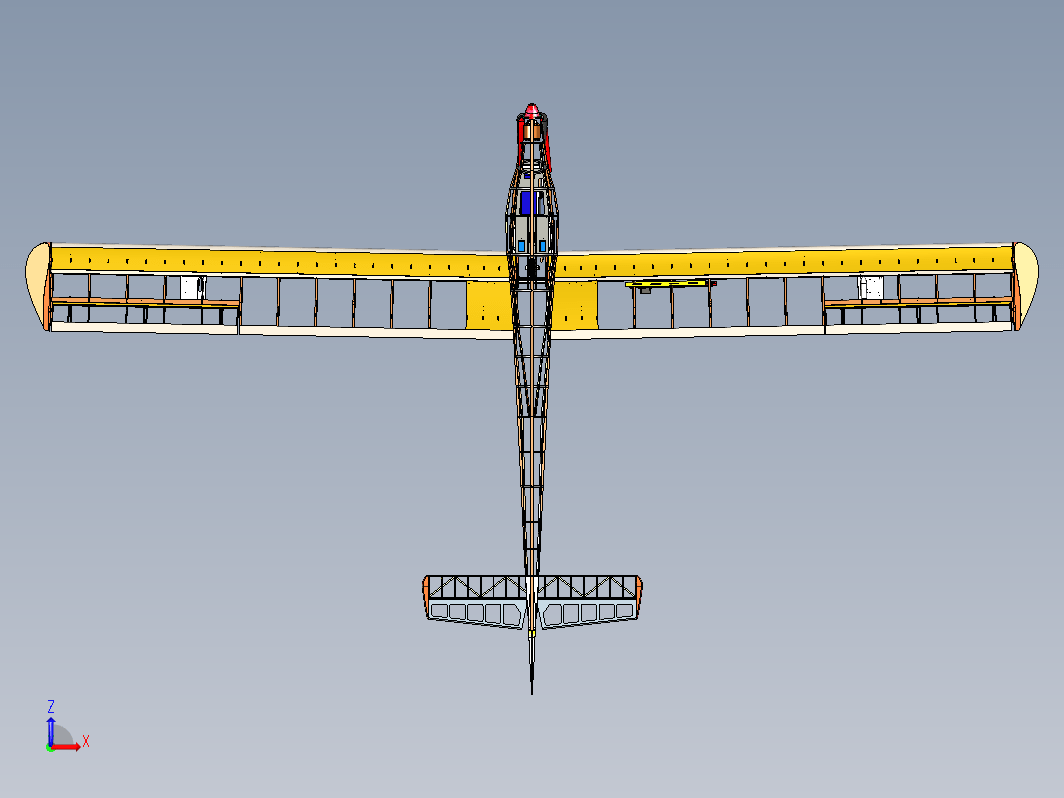 RC Glider航模结构