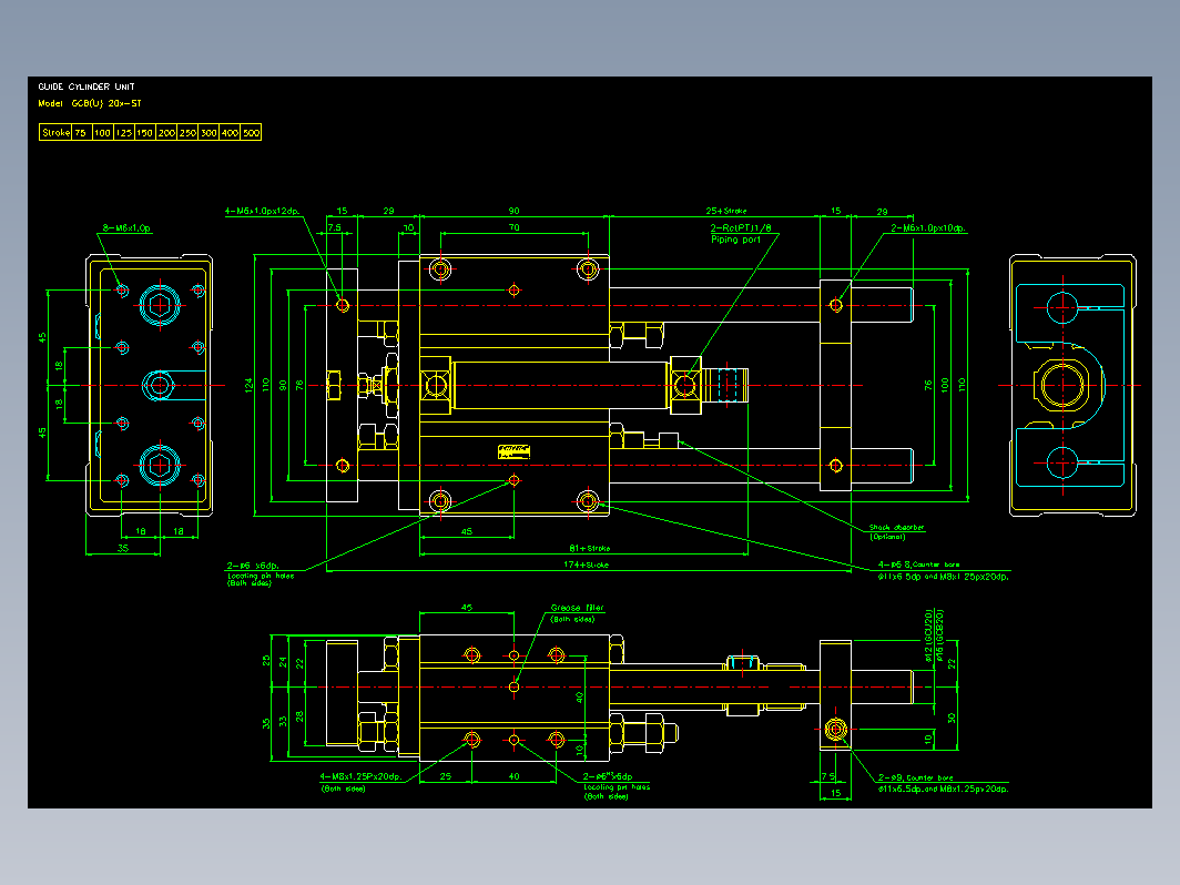 气缸 GCB20